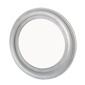 Vintage Round Wall Mirror, Brushed