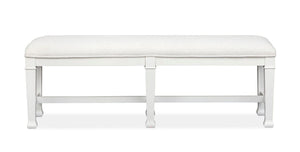 Kingston - Bench - Whisper White And Cerused Nutmeg