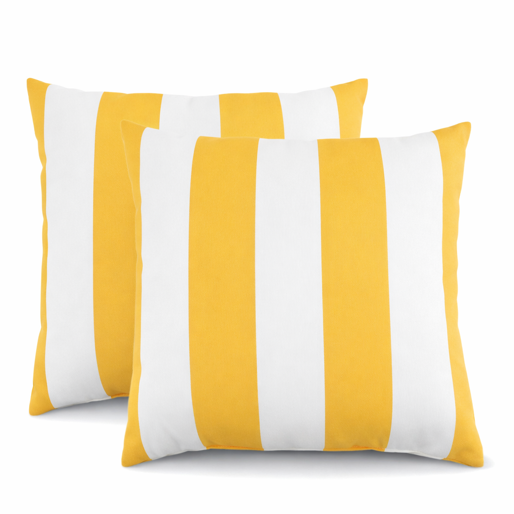 2 Pack Outdoor Pillow Covers - 18x18 Inch