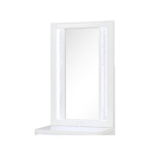 Abigale - Nightstand Top Mirror With LED Lighting (Only Mirror Top) - White