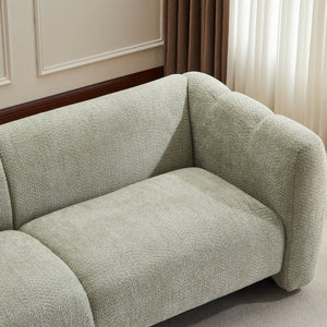 Tonson 83" 3-Seater Boucle Sofa with Wave Design