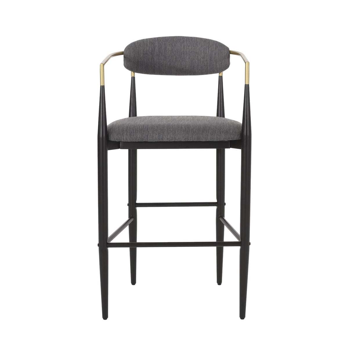 Upholstered Bar Stools With Backs For Kitchen Island (Set of 2)
