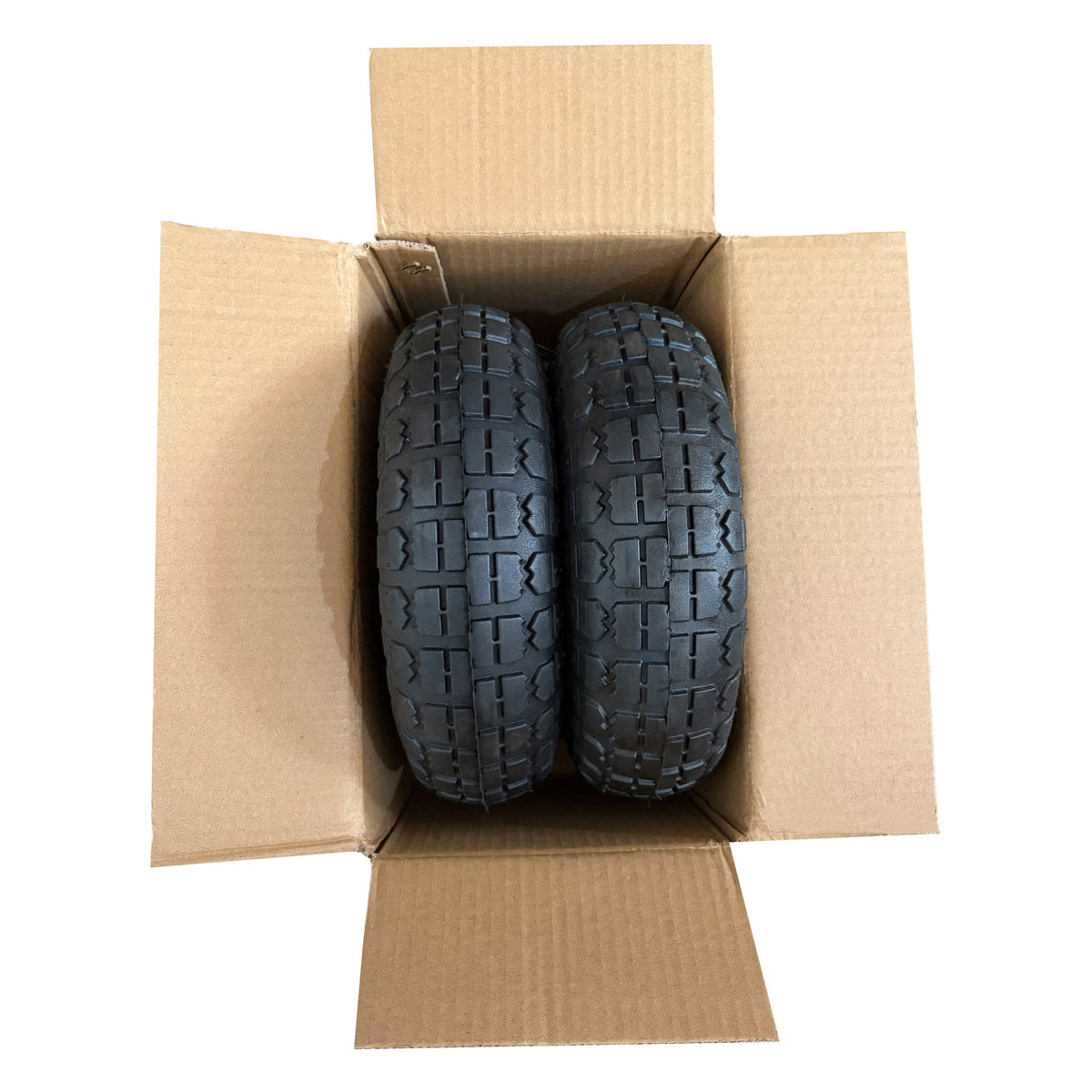 Air Wheels 410/3.50-4 10-Inch Replacement Part with Iron Construction - Black