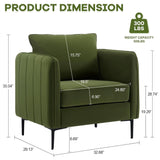 Accent Chair With Pillow For Living Room