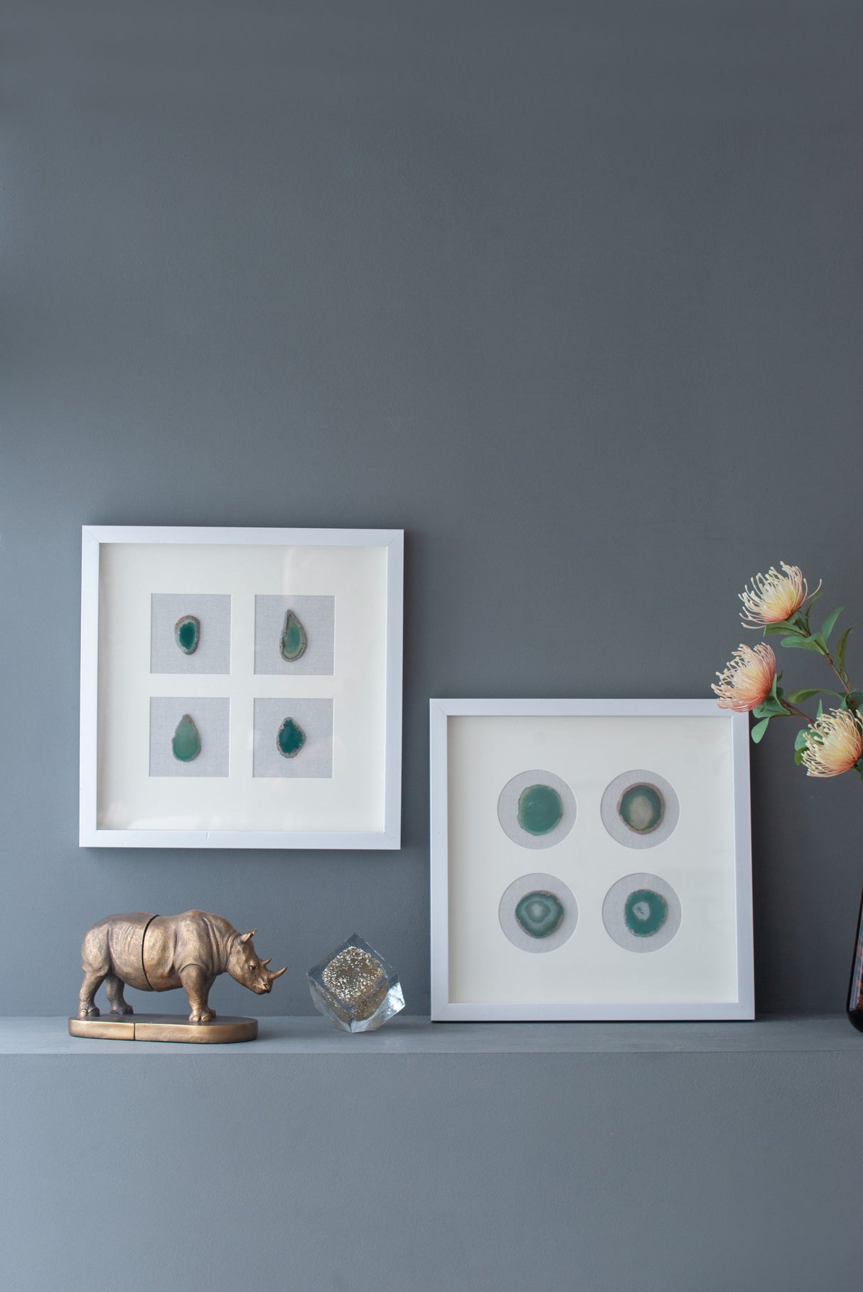 S/2 15.57x1.2x15.7' Shadow Box Wall Décor