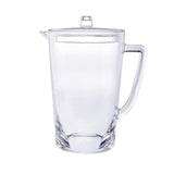 2.75 Quarts Water Pitcher with Lid, Oval Halo Design Unbreakable Plastic Pitcher, Drink Pitcher, Juice Pitcher with Spout BPA Free - Tuesday Morning - Drinking Glasses