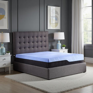 Refresh - 12" Hybrid Cooling Fast Responding Latex Foam And Coil Mattress