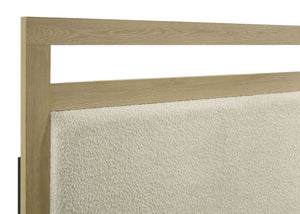 Hendricks Queen Panel Headboard Platform Bed Light Oak