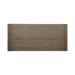 Outdoor Dining Table - Gray / Rustic Metal