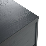 Retro Industrial Grey 4-Door Sideboard