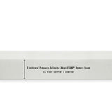 3-inch adaptifoam responsive memory foam mattress topper