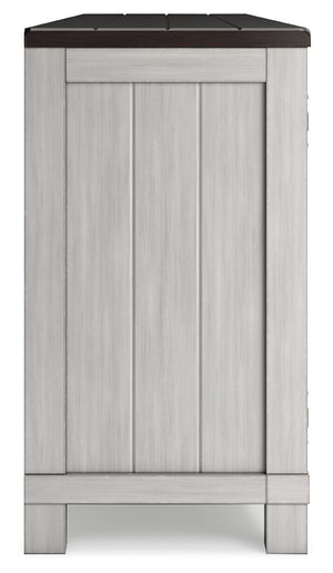 Darborn - 88" TV Stand With Electric Infrared Fireplace Insert - Gray / Brown
