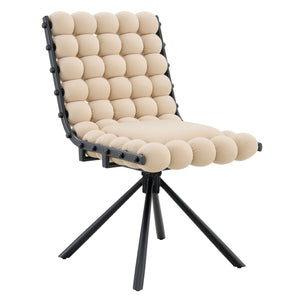 Puffy Bubble Ball Chain Dining Chairs For Dining Room (Set of 2)