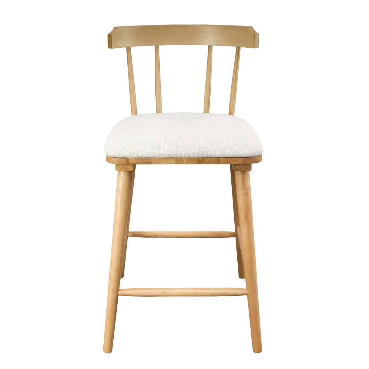 Olivia Indoor Wooden Upholstered Counter Stool