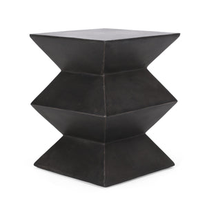 Outdoor Lightweight Concrete Side Table