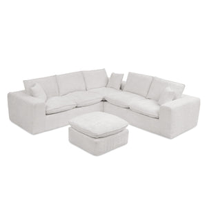 Sectional Sofa With Moveable Ottoman