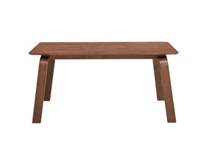 Ginny - 5 Piece With Side Chairs Dining Room Set - Walnut