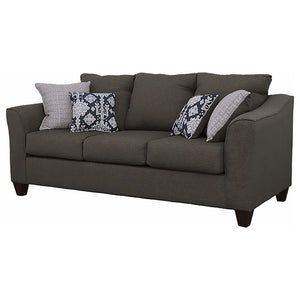 Ralston - Sofa With Accent Pillows - Gray