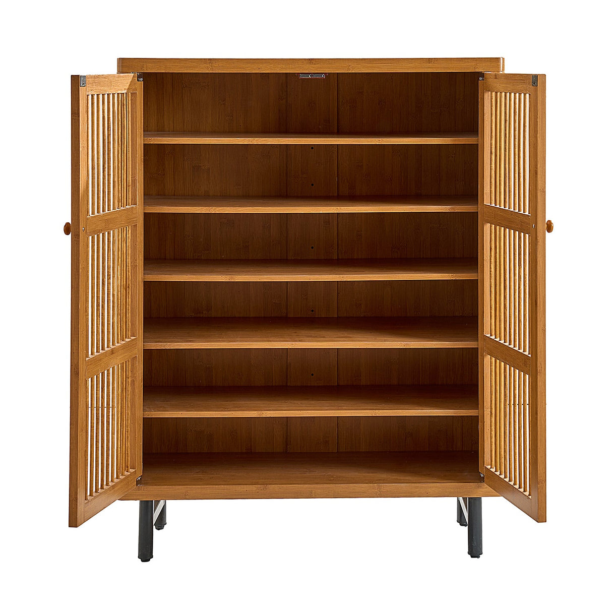 Shoe Cabinet with Shutter Doors