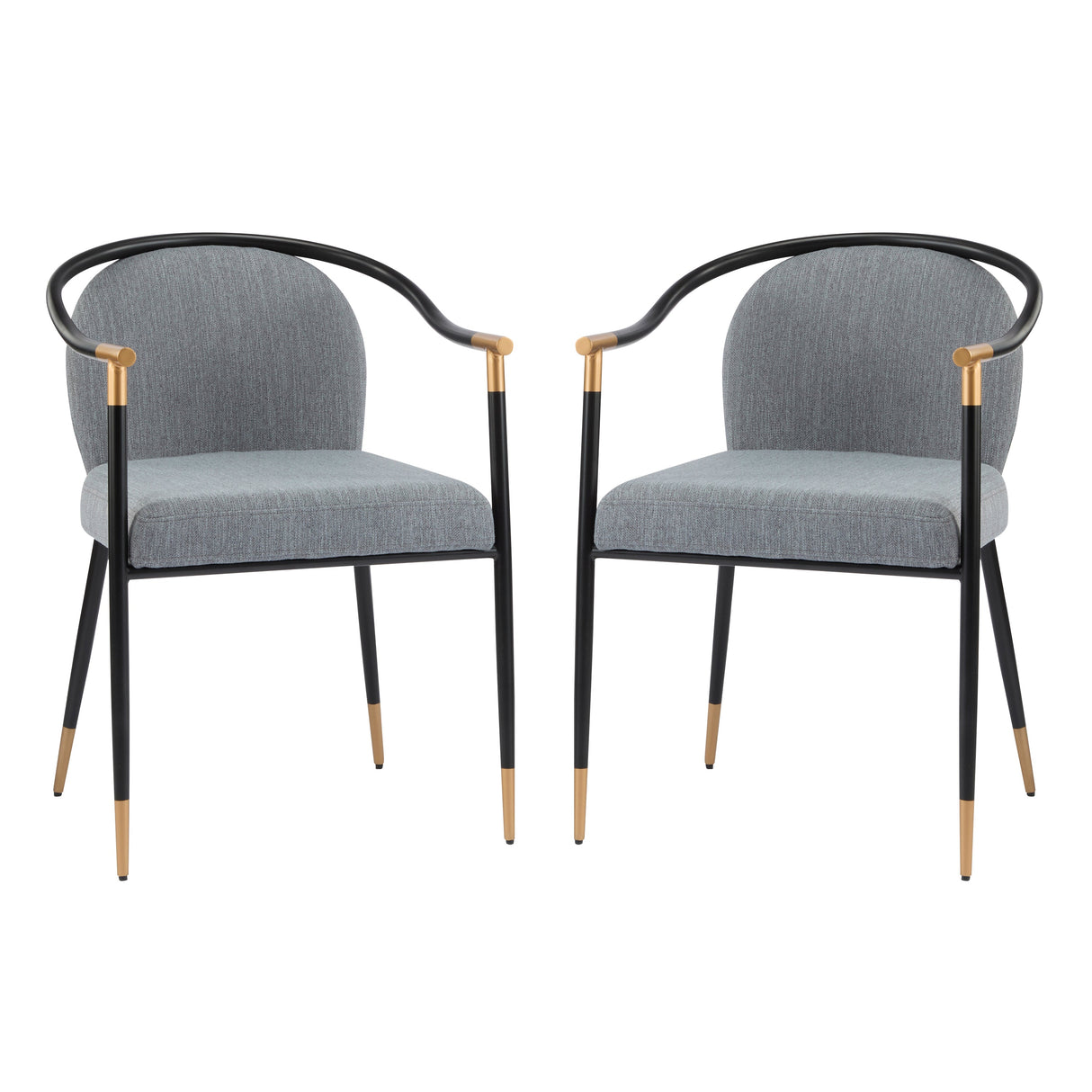 Modern Upholstered Dining Chair (Set of 2)