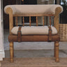 Strapped Hallway Bench