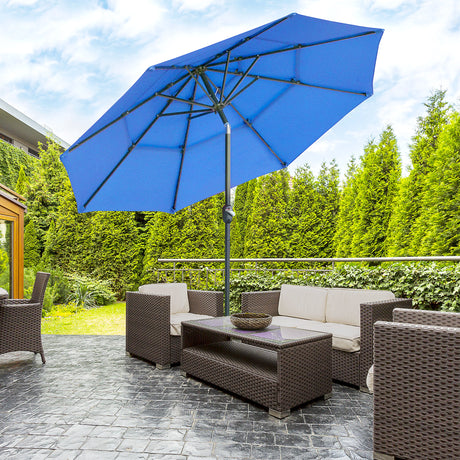 The-Effortless-Crank-Open-9'-Patio-Umbrella-Umbrellas-&-Sunshades