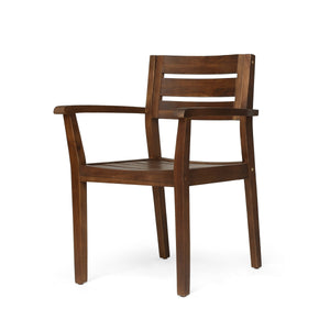 7 Pieces Acacia Wood Outdoor Dining Set