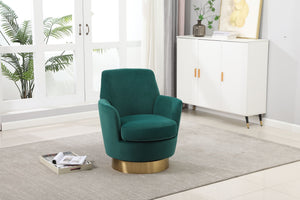 Teddy Swivel Barrel Chair, Swivel Accent Chairs Armchair For Living Room