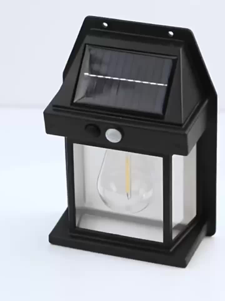 Solar Wall Lights Outdoor – Motion Sensor Dusk to Dawn LED for Yard, Door, Garden