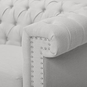 Chesterfield Style 3 Seater Sofa With Deep Button Tufting
