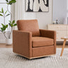 Thornfield Upholstered Square Swivel Accent Chair