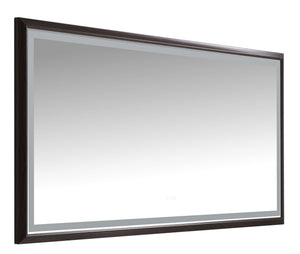 72 x 36 Inch LED Bathroom Mirror with Aluminum Frame