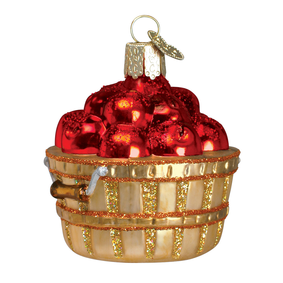Apple Basket Ornament by Old World Christmas