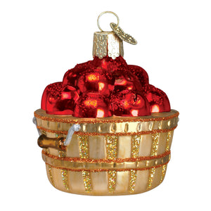 Apple Basket Ornament by Old World Christmas