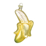 Peeled Banana Ornament 4x2x1.5 Inches by Old World Christmas