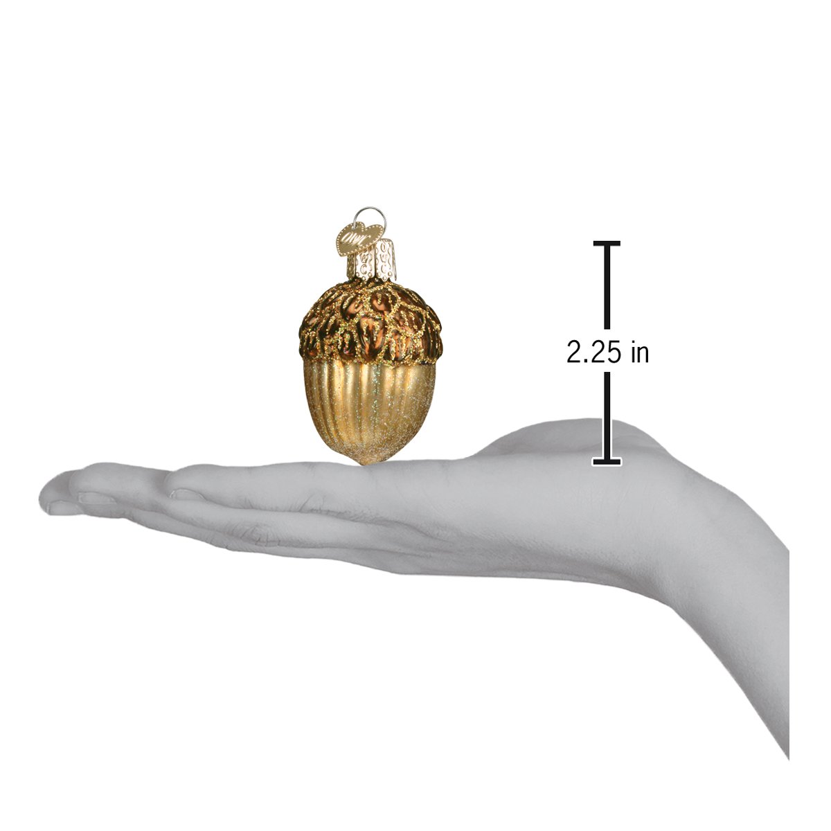 Acorn Ornament Glass Christmas Tree Decoration