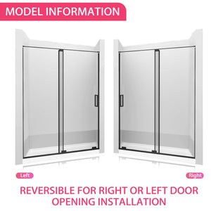 Semi-Frameless Sliding Shower Door