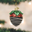 Chocolate-Dipped-Strawberry-Christmas-Ornaments