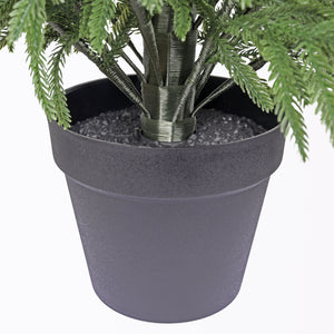 5FT Artificial Real Touch Norfolk Pine Tree - Potted Plants