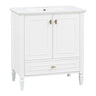 Freestanding Vanity With 1 Drawer & 2 Soft Close Doors With Door Mounted Storage