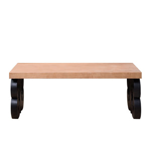 Ornate Scroll Base Coffee Table