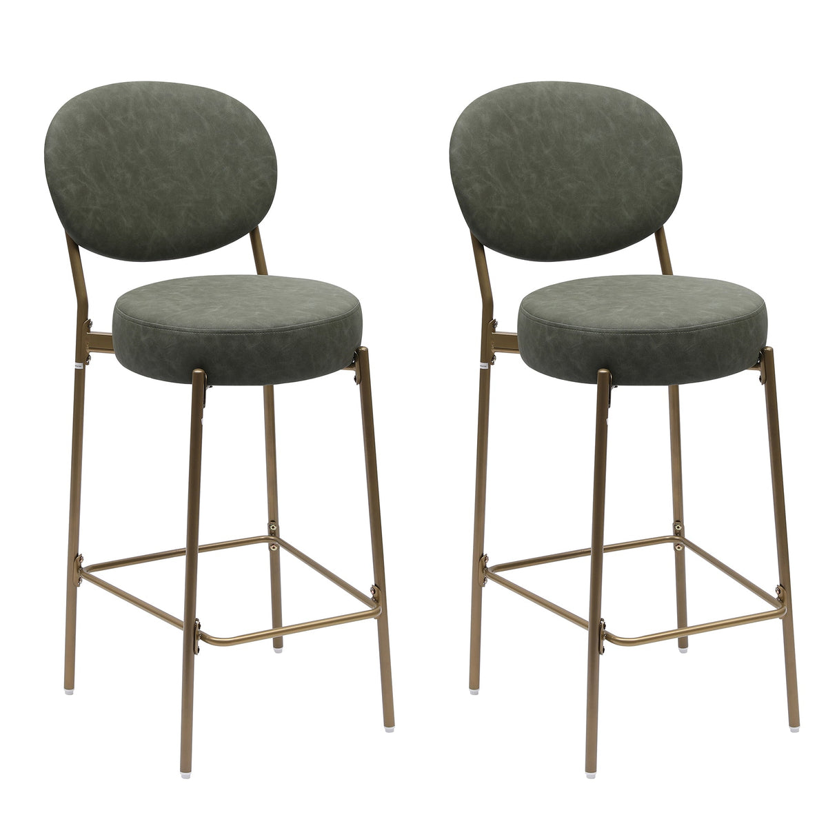 29'' H Seat Height Upholstered Bar Stools Set of 2