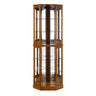 6 Shelf Corner Curio Display Cabinet With Lights, Mirrors And Adjustable Shelves (E26 Light Bulb Not Included)