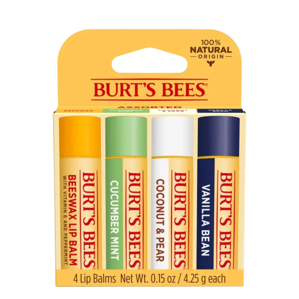BURT'S BEES Super Sampler Lip Balm 4-Pack