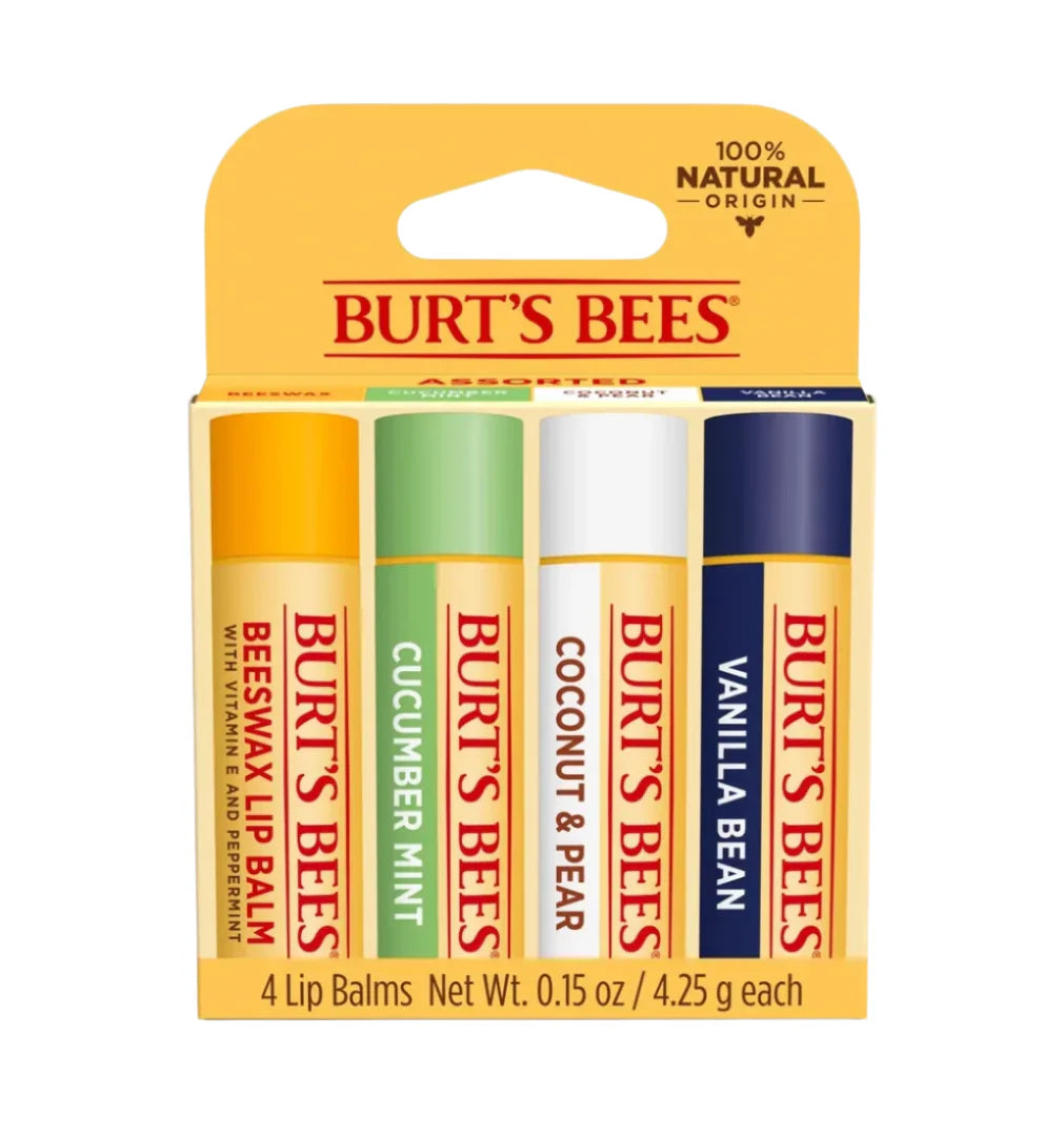 BURT'S BEES Super Sampler Lip Balm 4-Pack