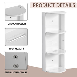 Bathroom Wall Mounted Storage Rack With Float Mounting Design
