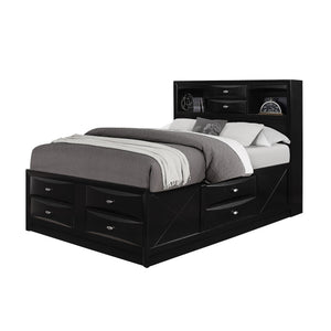 Lucille - Bed With Storage And Bookcase Headboard
