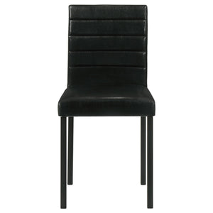Garza Upholstered Dining Side Chair Black (Set of 4)