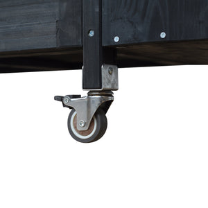 Foldable Outdoor Kitchen Island Patio Mobile Kitchen Cart