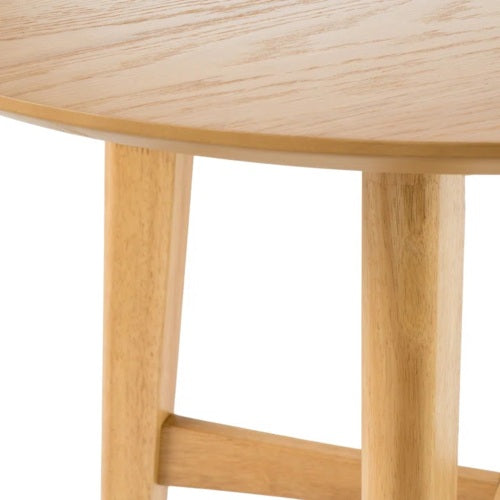 Mid-Century Modern Round Bar Table with Tapered Legs - 42" High